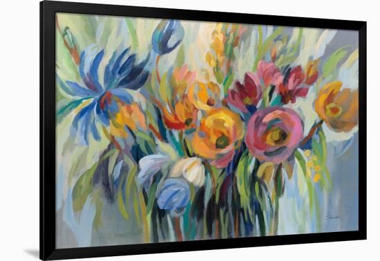 Fire Flowers-Silvia Vassileva-Framed Art Print