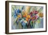 Fire Flowers-Silvia Vassileva-Framed Premium Giclee Print