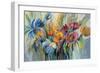 Fire Flowers-Silvia Vassileva-Framed Premium Giclee Print