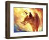 Fire Fox-JoJoesArt-Framed Giclee Print