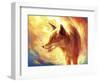 Fire Fox-JoJoesArt-Framed Giclee Print