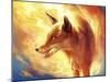 Fire Fox-JoJoesArt-Mounted Giclee Print