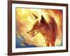 Fire Fox-JoJoesArt-Framed Giclee Print