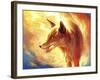 Fire Fox-JoJoesArt-Framed Giclee Print