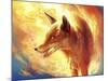 Fire Fox-JoJoesArt-Mounted Giclee Print