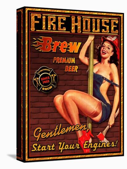 Fire House Brew-Kate Ward Thacker-Stretched Canvas