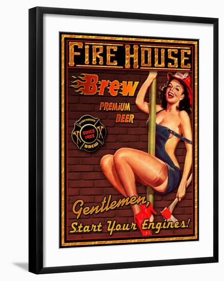 Fire House Brew-Kate Ward Thacker-Framed Giclee Print