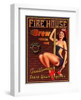 Fire House Brew-Kate Ward Thacker-Framed Giclee Print