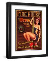 Fire House Brew-Kate Ward Thacker-Framed Premium Giclee Print