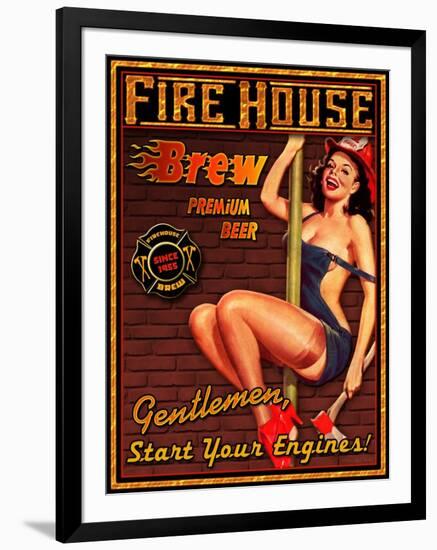 Fire House Brew-Kate Ward Thacker-Framed Giclee Print