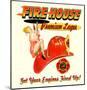 Fire House Lager-null-Mounted Giclee Print