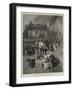 Fire in a Village-null-Framed Giclee Print