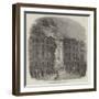 Fire in Albany-Street, on Monday Last-null-Framed Giclee Print