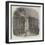 Fire in Albany-Street, on Monday Last-null-Framed Giclee Print