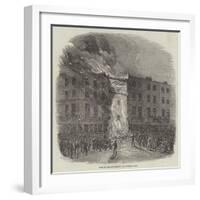 Fire in Albany-Street, on Monday Last-null-Framed Giclee Print