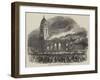 Fire in All Saints' Church, at Manchester-null-Framed Giclee Print