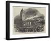 Fire in All Saints' Church, at Manchester-null-Framed Giclee Print