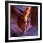 Fire In Canyon-Sandipan Biswas-Framed Giclee Print