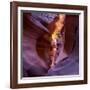 Fire In Canyon-Sandipan Biswas-Framed Giclee Print