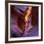 Fire In Canyon-Sandipan Biswas-Framed Giclee Print