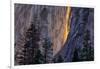 Fire In Close, Firefall, Horsetail Falls, Yosemite National Park, Rare Light-Vincent James-Framed Photographic Print