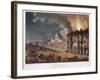 Fire in London, 1791-Thomas Rowlandson-Framed Giclee Print