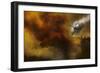 Fire in National Park of Cilento (Sa) - Italy-Antonio Grambone-Framed Photographic Print