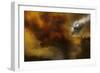 Fire in National Park of Cilento (Sa) - Italy-Antonio Grambone-Framed Photographic Print