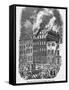 Fire in New York-null-Framed Stretched Canvas