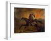 Fire in Pampa and Flight of Indigenous People-Franklin Rawson-Framed Giclee Print