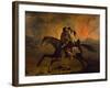 Fire in Pampa and Flight of Indigenous People-Franklin Rawson-Framed Giclee Print