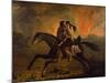 Fire in Pampa and Flight of Indigenous People-Franklin Rawson-Mounted Giclee Print