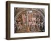 Fire in the Borgo, from the "Stanza Dell"Incendio" circa 1514-17-Raphael & Giulio Romano-Framed Giclee Print