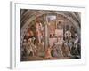 Fire in the Borgo, from the "Stanza Dell"Incendio" circa 1514-17-Raphael & Giulio Romano-Framed Giclee Print