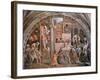 Fire in the Borgo, from the "Stanza Dell"Incendio" circa 1514-17-Raphael & Giulio Romano-Framed Giclee Print