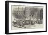 Fire in the Clock Tower of the New Houses of Parliament-null-Framed Giclee Print