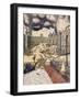 Fire in the Doge's Palace in Venice, 1516-Gerald Ogilvie Laing-Framed Giclee Print