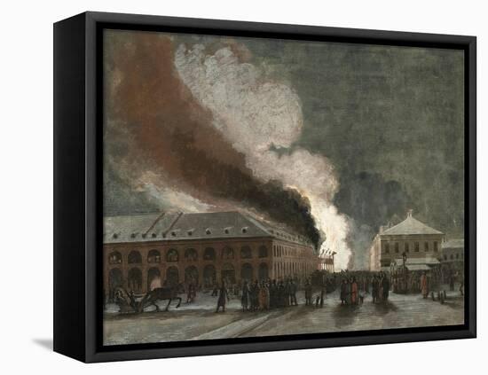 Fire in the Salt Trade Rows-Vasily Timm-Framed Stretched Canvas