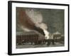 Fire in the Salt Trade Rows-Vasily Timm-Framed Giclee Print