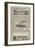Fire in the Strand, Site of Arundel House-null-Framed Giclee Print