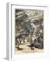 Fire in the Zoo at Montceau-Les-Mines-null-Framed Giclee Print