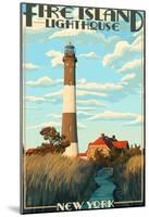 Fire Island Lighthouses - Captree Island, New York-null-Mounted Poster