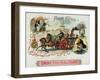 Fire King Brand Cigar Box Label, Firemen with Horse Engine-Lantern Press-Framed Art Print