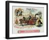 Fire King Brand Cigar Box Label, Firemen with Horse Engine-Lantern Press-Framed Art Print