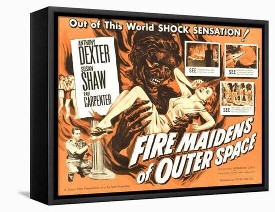 Fire Maidens of Outer Space, Anthony Dexter, 1956-null-Framed Stretched Canvas