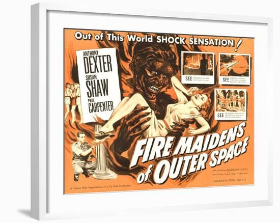 Fire Maidens of Outer Space, Anthony Dexter, 1956-null-Framed Photo