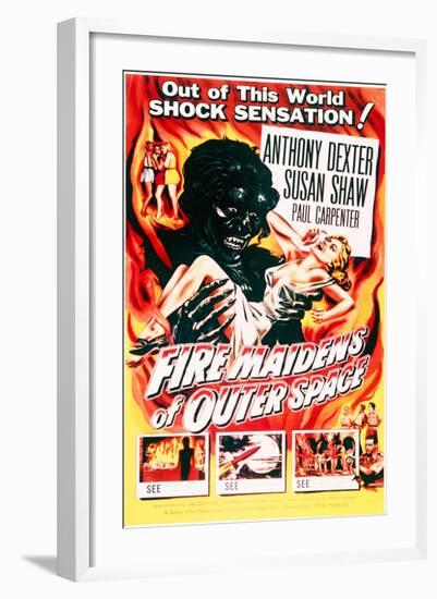 Fire Maidens of Outer Space - Movie Poster Reproduction-null-Framed Photo