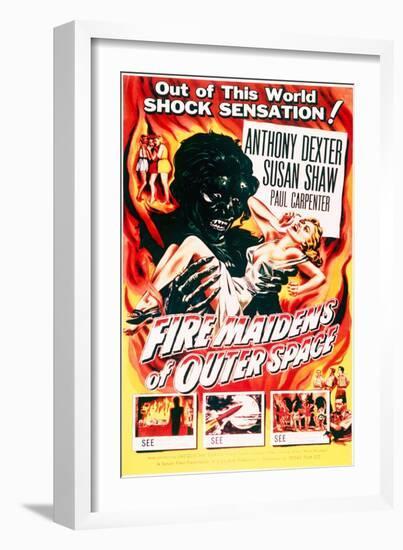 Fire Maidens of Outer Space - Movie Poster Reproduction-null-Framed Photo