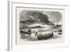 Fire of the Stores of Petropawloski, 1855-null-Framed Giclee Print