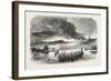 Fire of the Stores of Petropawloski, 1855-null-Framed Giclee Print